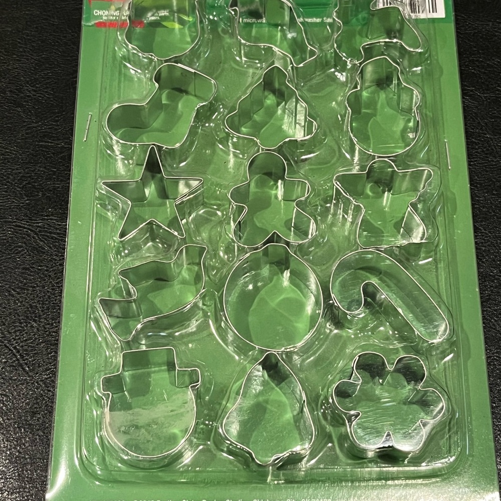Christmas Cookie Cutter Set of 15 mini cookie cutters